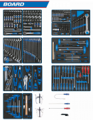 Набор инструментов "BOARD" King Tony 934-325MRVD