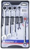 Набор трещоточных гаечных ключей МАСТАК 0213-05T