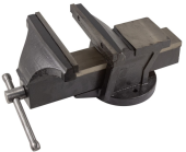 Тиски стальные поворотные с наковальней Forsage F-6540208