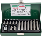 Набор бит для шуруповерта TORX Hans 06415
