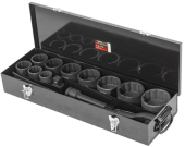 Набор ударных торцевых головок 1" Forsage F-8141-9MPB