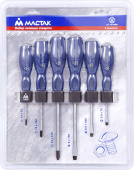 Набор силовых отверток с держателем Мастак 04-6GRB