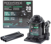 Домкрат бутылочный 20 т Rock FORCE RF-T92007(BR)(Euro)