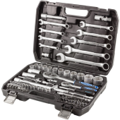 Набор инструмента в чемодане 1/4"& 1/2" Kingtul KT-82