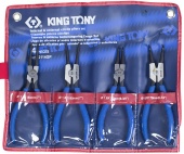 Набор съемников стопорных колец King Tony 42114GP
