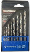 Набор сверел по металлу HSS Forsage F-DBS08