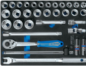 Набор торцевых головок 1/2" King Tony 9-4233MRV04