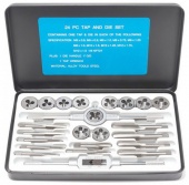 Набор метчиков и плашек метрический Forsage F-M024-1