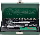 Набор торцевых головок универсальный 1/4" Hans 2616M