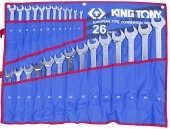 Набор комбинированных ключей King Tony 1226MRN