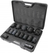 Набор глубоких ударных головок 1" Forsage F-8152MPB(ПК)