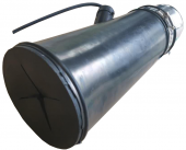 Насадка газоприемная круглая 127 мм KraftWell KRW-EN-127R