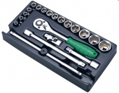 Набор торцевых головок и аксессуаров 1/2  Hans TT-16