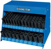 Стенд с ударными глубокими головками 1/2 King Tony 4466MP