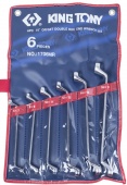 Набор накидных ключей 6-17 мм King Tony 1706MR