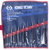 Набор выколоток, кернеров и бородков King Tony 1010PR