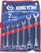 Набор комбинированных ключей King Tony 1207MR