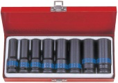 Набор ударных глубоких головок 1/2" King Tony 4410MP01