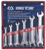 Набор рожковых ключей King Tony 1106MR