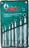 Набор накидных гаечных ключей Hans 16007M