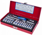 Набор торцевых головок 1/4" King Tony 2526MR