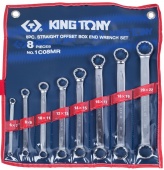 Набор накидных прямых ключей King Tony 1C08MR