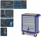 Набор инструментов в тележке King Tony 934-235AMB