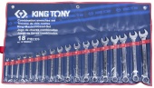Набор комбинированных ключей King Tony 1218MR01