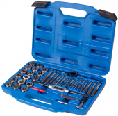 Набор метчиков и плашек SK5 M3-M12 King Tony 12939MQ1