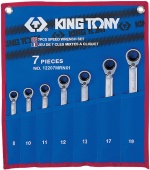 Набор трещоточных ключей KING TONY 12207MRN01