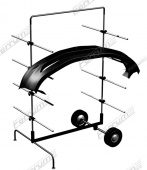 Стойка перекатная под бамперы Ferrum 06.502/R-9007