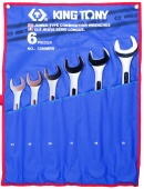 Набор комбинированных ключей King Tony 1296MRN
