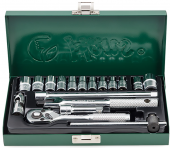 Набор торцевых головок универсальный 1/4" Hans 2618M