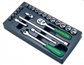 Набор торцевых головок и аксессуаров 3/8 Hans TT-15F