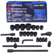 Набор ударных торцевых головок 3/4" Forsage F-68262-9MPB