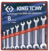 Набор рожковых ключей King Tony 1108MR