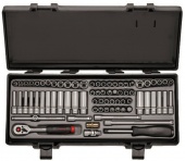 Набор дюймовых и метрических головок 1/4 Force 2741