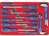 Набор отвёрток, шестигранников и TORX Мастак 5-40627