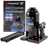 Домкрат бутылочный с клапаном 12 т Forsage F-T91204(Euro)