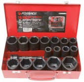 Набор ударных глубоких головок 3/4" Forsage F-6163MPB