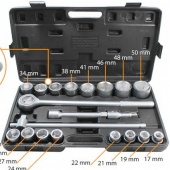 Набор торцевых головок 3/4 WMC TOOLS WMC-6201B