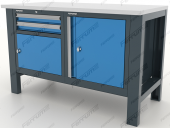 Верстак двухтумбовый "Premium" Ferrum 11.3102-7016/5015