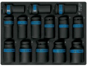 Набор ударных глубоких головок 3/4 King Tony 9-6414MPV