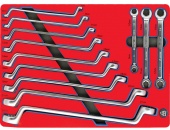 Набор накидных и разрезных ключей Мастак 5-23112