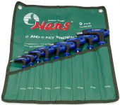Набор L-шестигранных ключей TORX Hans 16755-9T