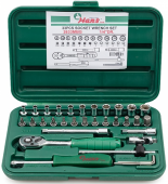 Набор торцевых головок универсальный 1/4" Hans 2633MBG