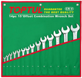 Набор комбинированных ключей TOPTUL GAAA1604