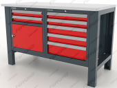 Верстак двухтумбовый "Premium" Ferrum 11.3125-7016/3000