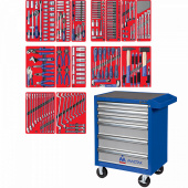 Набор инструментов "ЛИДЕР" в тележке Мастак 52-05270B