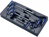 Набор L-ключей с отверстием TORX Hans TT-19
